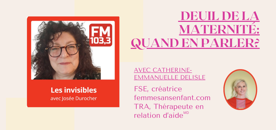 Deuil de la maternité: quand en parler?